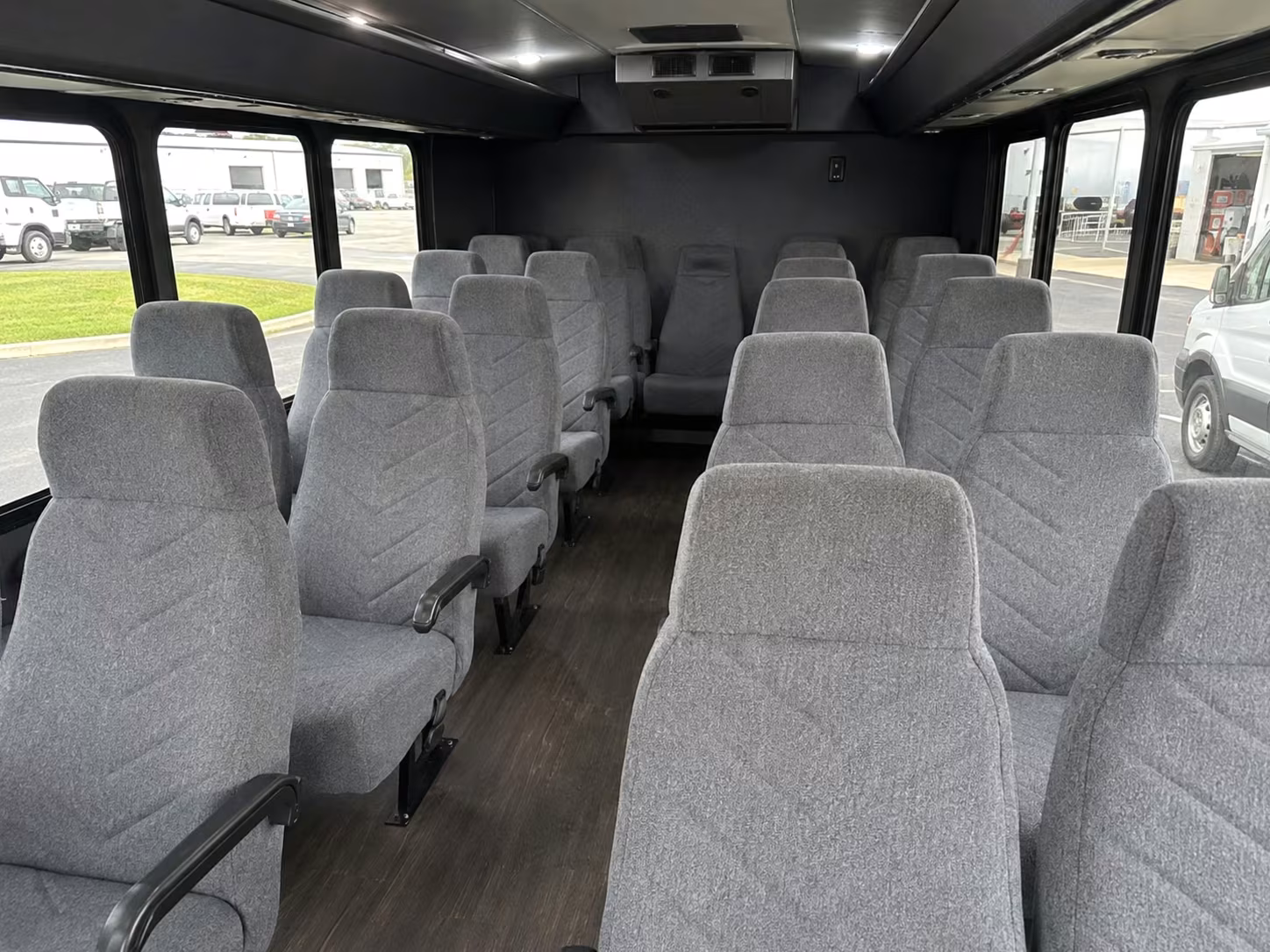 18 passenger minibus interior