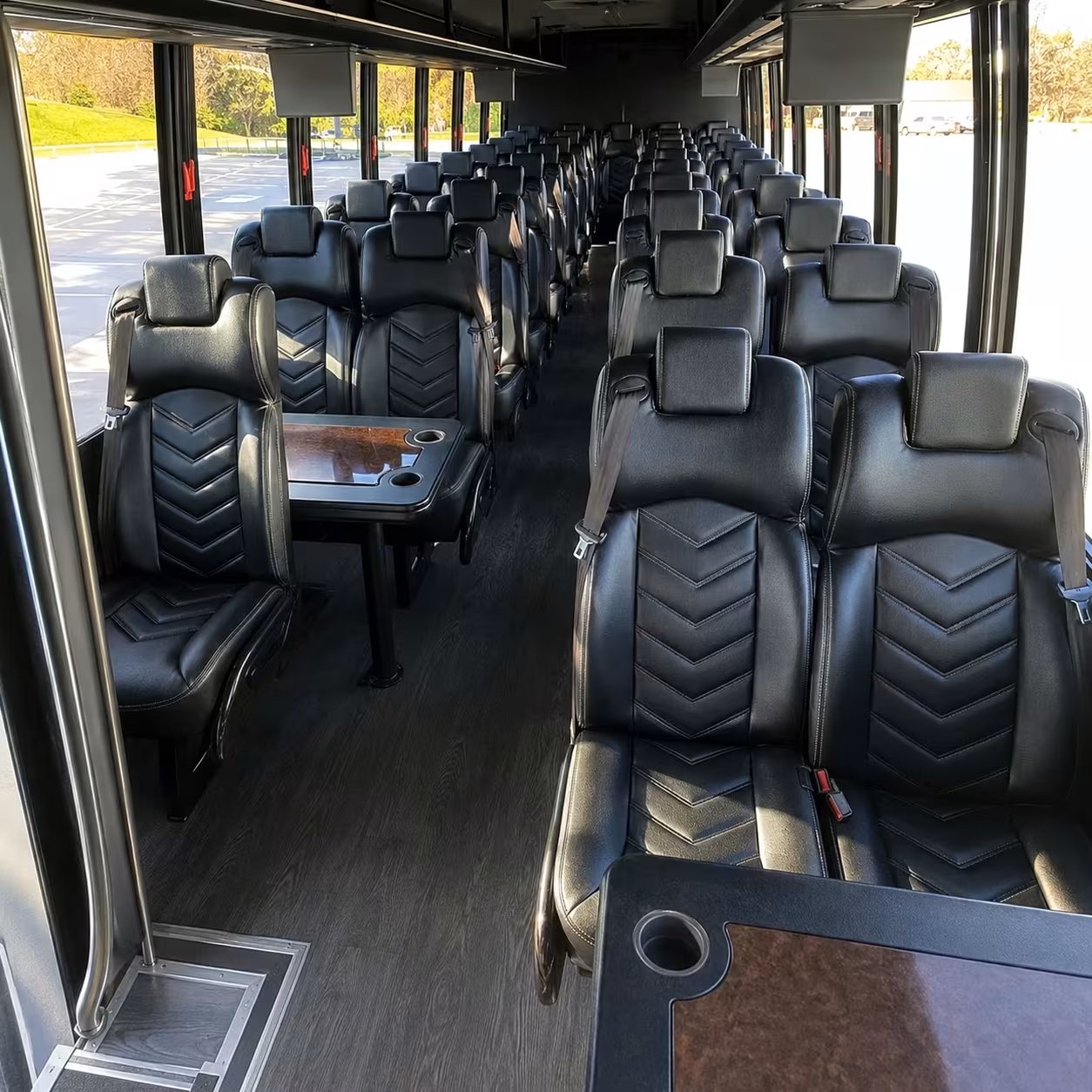 25 passenger minibus interior