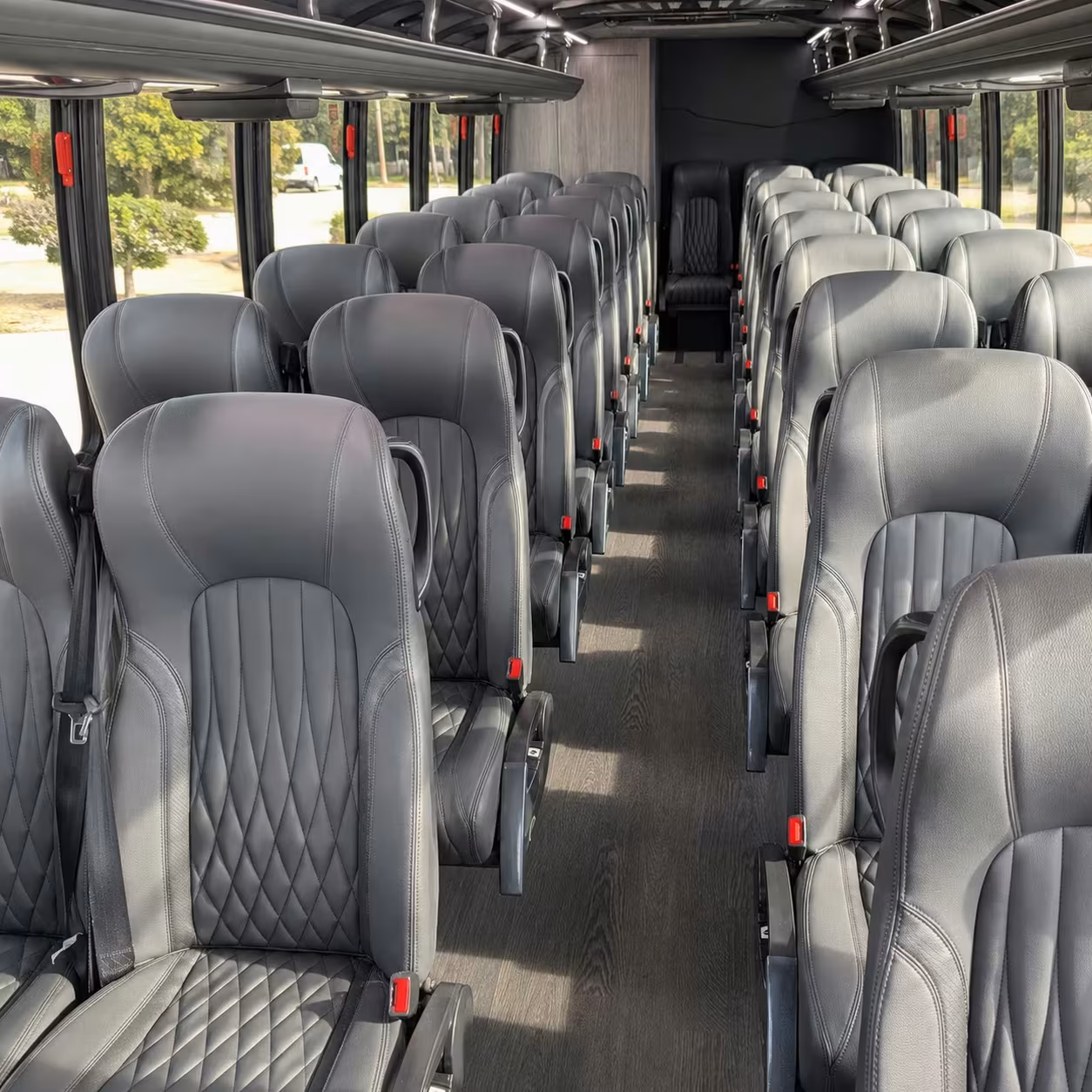 30 passenger minibus inside