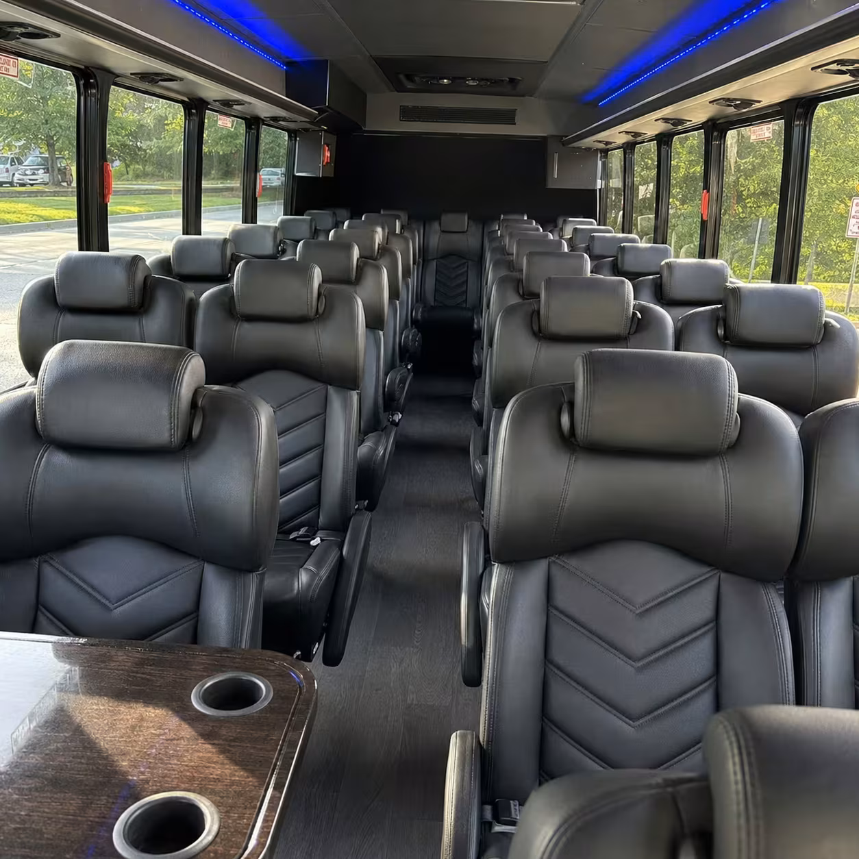 30 passenger minibus interior