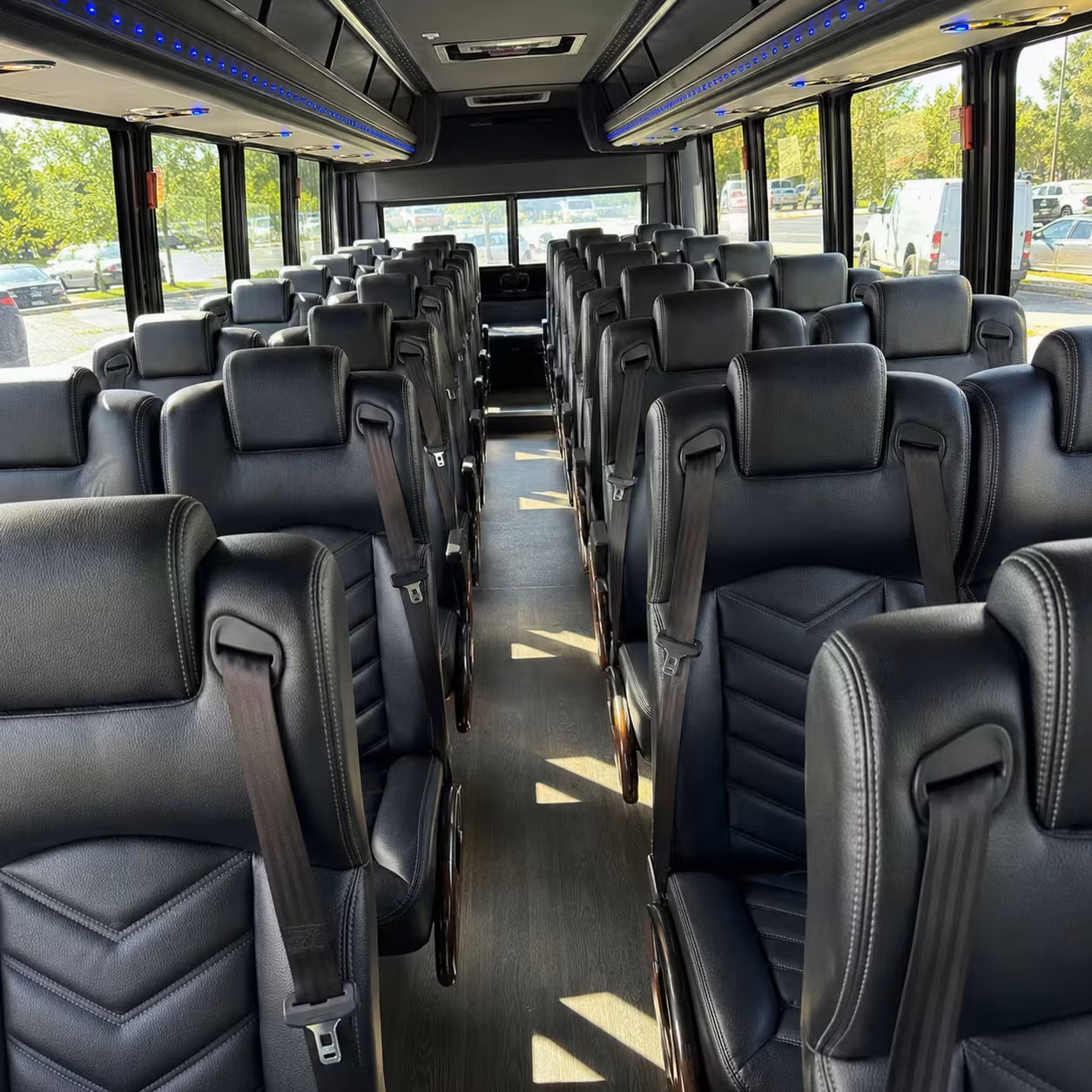 35 passenger minibus inside