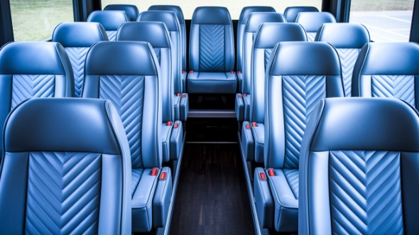 20 passenger minibus interior reading