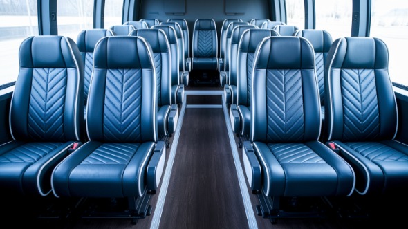 reading 18 passenger minibus inside