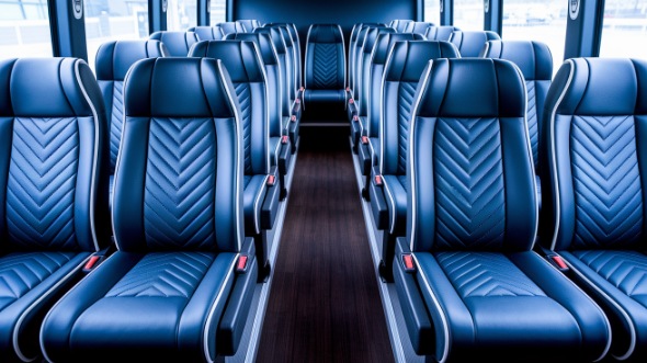 reading 20 passenger minibus inside