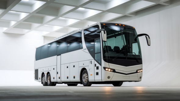 reading 56 passenger charter bus